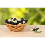 Organic & fair trade dried black & white mulberries from Uzbekistan