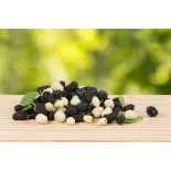 Organic & fair trade dried black & white mulberries from Uzbekistan