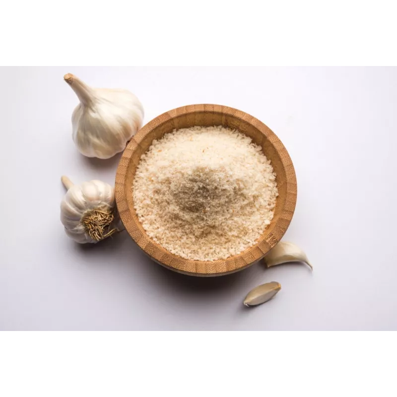 Organic garlic in semolina from France