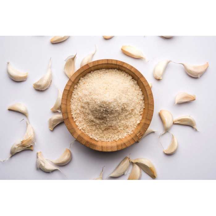 Organic garlic in semolina from France