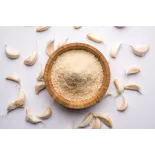 Organic garlic in semolina from France
