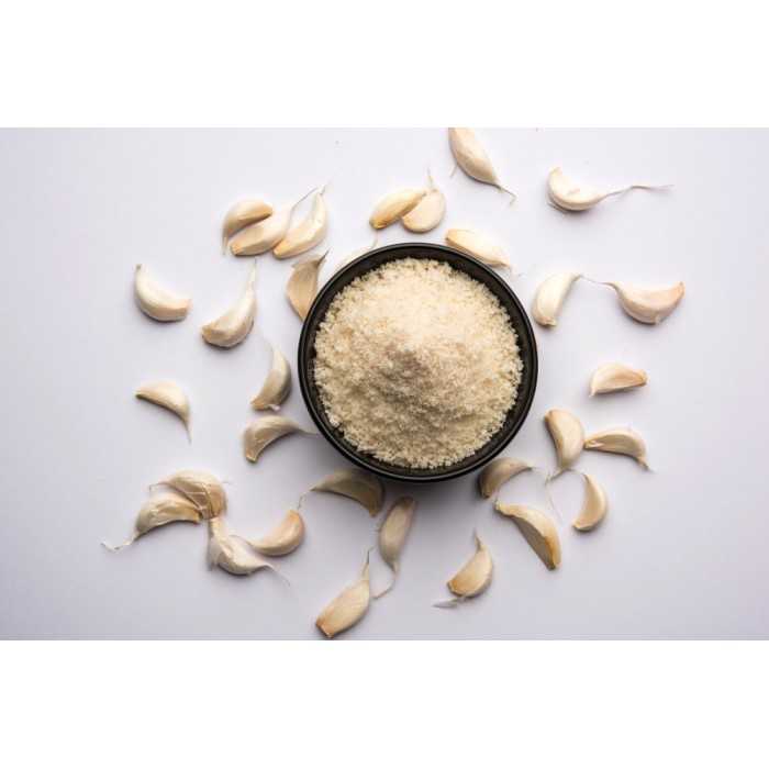 Organic garlic in semolina from France