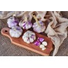 Organic smoked garlic from France