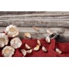 Organic smoked garlic from France