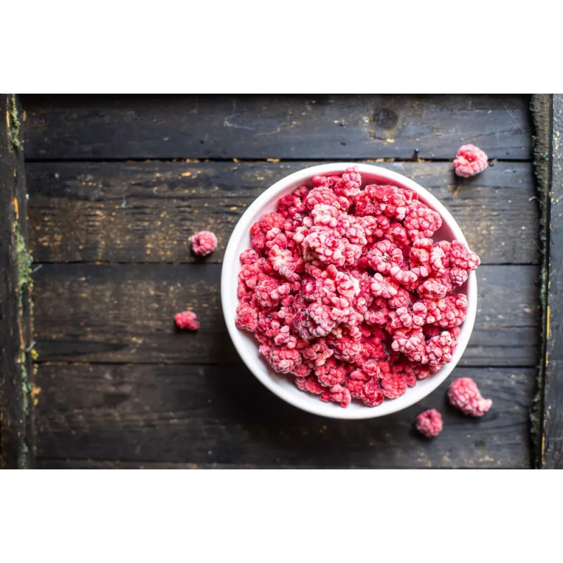 Organic dried raspberries from France - direct producer
