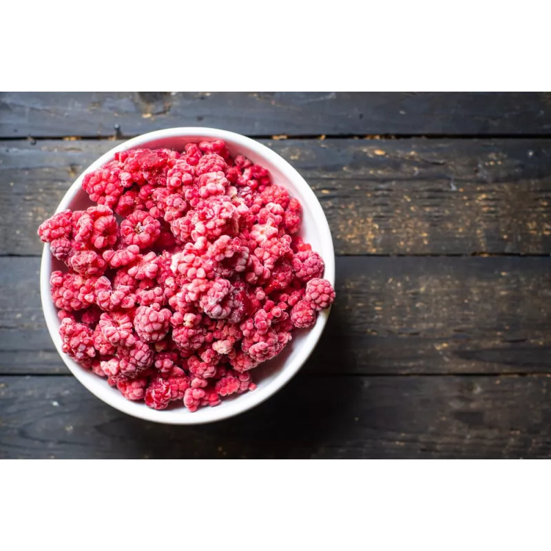 Organic dried raspberries from France - direct producer