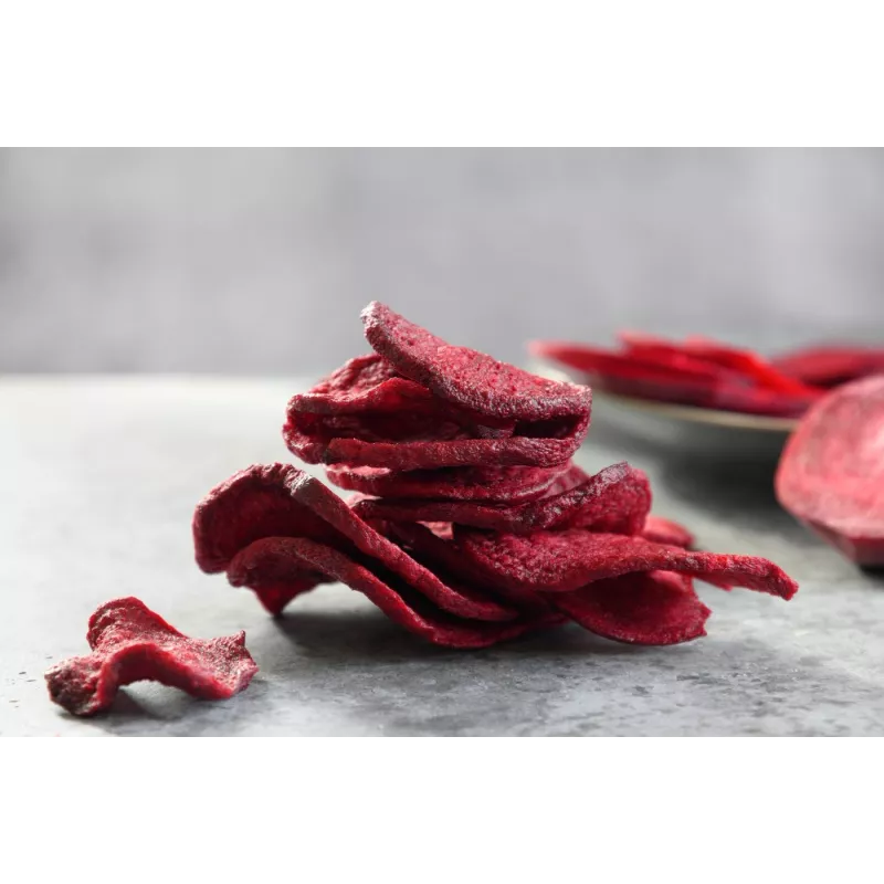 Chips de betterave bio vegan & sans friture d'Espagne - Direct prod...