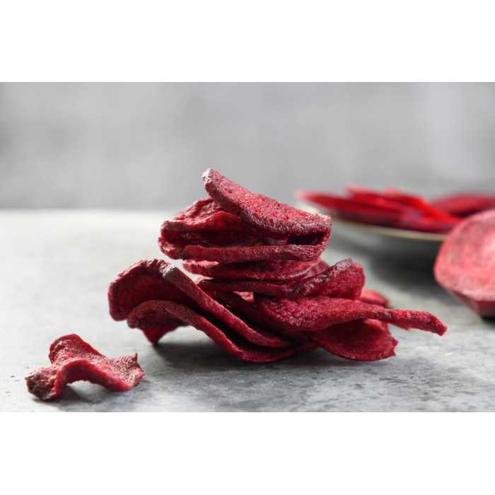Organic beetroot chips vegan & without frying from Spain - Direct p...