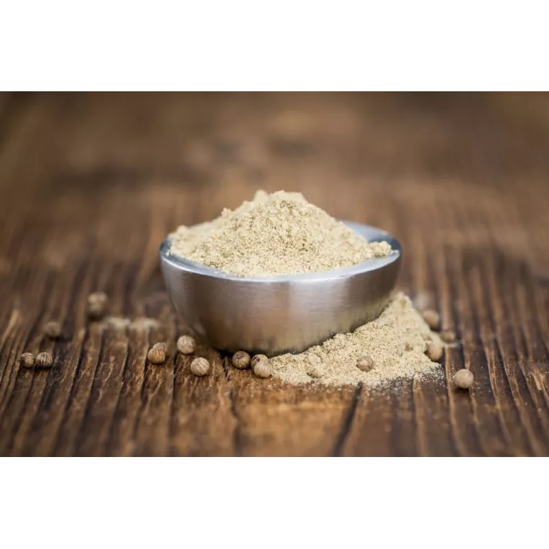 Organic fairtrade ground white pepper PGI from Kampot - Direct prod...