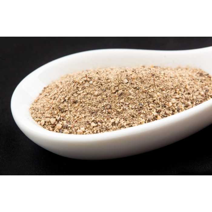 Organic fairtrade ground white pepper PGI from Kampot - Direct prod...