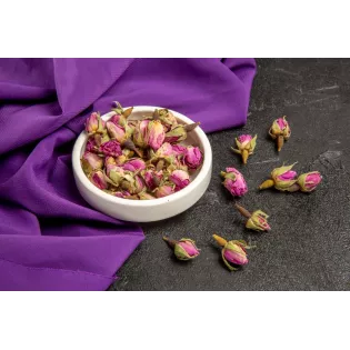 Bouton de rose séchée bio de Damas D'exception