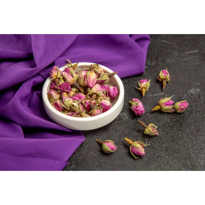 Bouton de rose séchée bio de Damas D'exception Bouton de rose séchée bio de Damas D'exception
