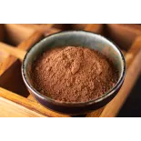 Matcha noir bio ou poudre de thé noir Earl Grey à l'huile de bergam...