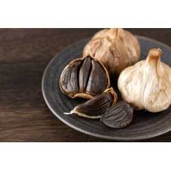 Natural black garlic made with garlic Label rouge PGI from Lautrec ...