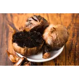 Natural black garlic made with garlic Label rouge PGI from Lautrec ...