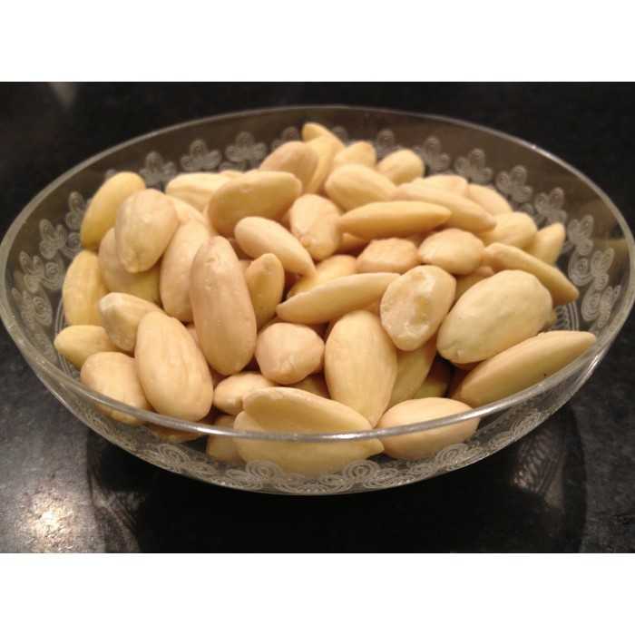 Organic whole raw white peeled almonds from France - Direct producer