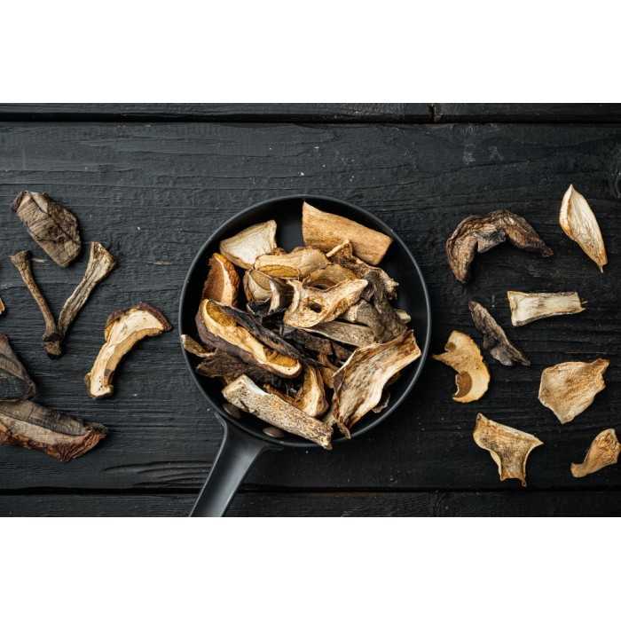 Dried porcini PGI Fungo di Borgotaro in Italy