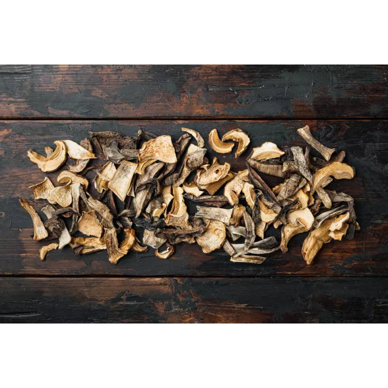 Dried porcini PGI Fungo di Borgotaro in Italy