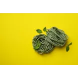 Tagliatelle bio & artisanale à l'ail et au basilic de France - dire...