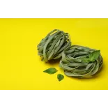 Tagliatelle bio & artisanale à l'ail et au basilic de France - dire...