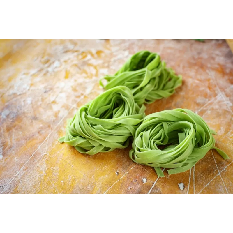 Organic & artisanal spinach tagliatelle from Italy - Direct producer