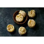 Organic & artisanale tagliatelle with hazelnuts from Italy - Direct... Organic & artisanale tagliatelle with hazelnuts from Italy - Direct...