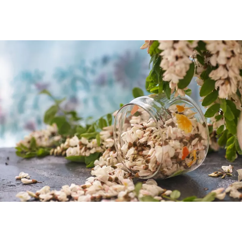 fleur d'acacia séchée bio de France - Direct producteur fleur d'acacia séchée bio de France - Direct producteur