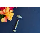 Rouleau de beauté en jade pur pour le visage - Fait main
