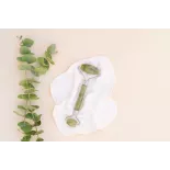 Rouleau de beauté en jade pur pour le visage - Fait main