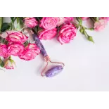 Pure Amethyst Face Beauty Roller - Handmade Pure Amethyst Face Beauty Roller - Handmade