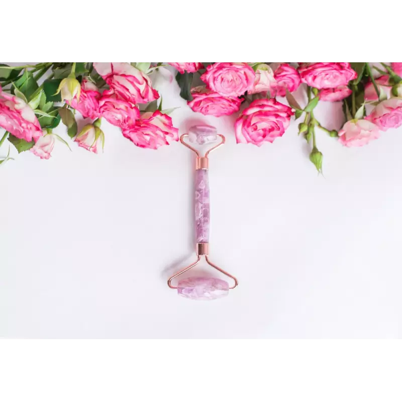 Pure Amethyst Face Beauty Roller - Handmade