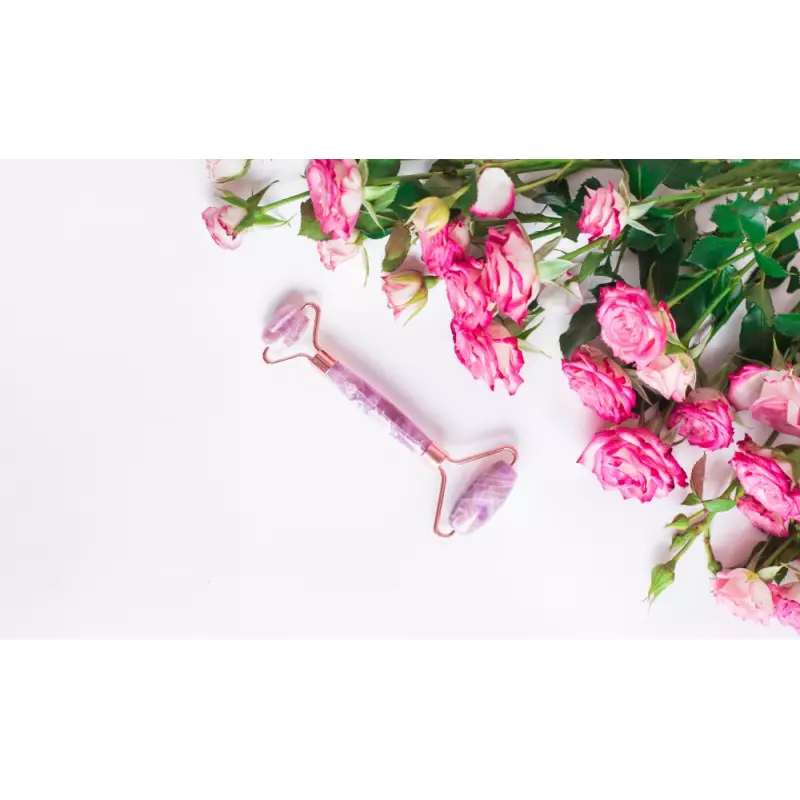Pure Amethyst Face Beauty Roller - Handmade