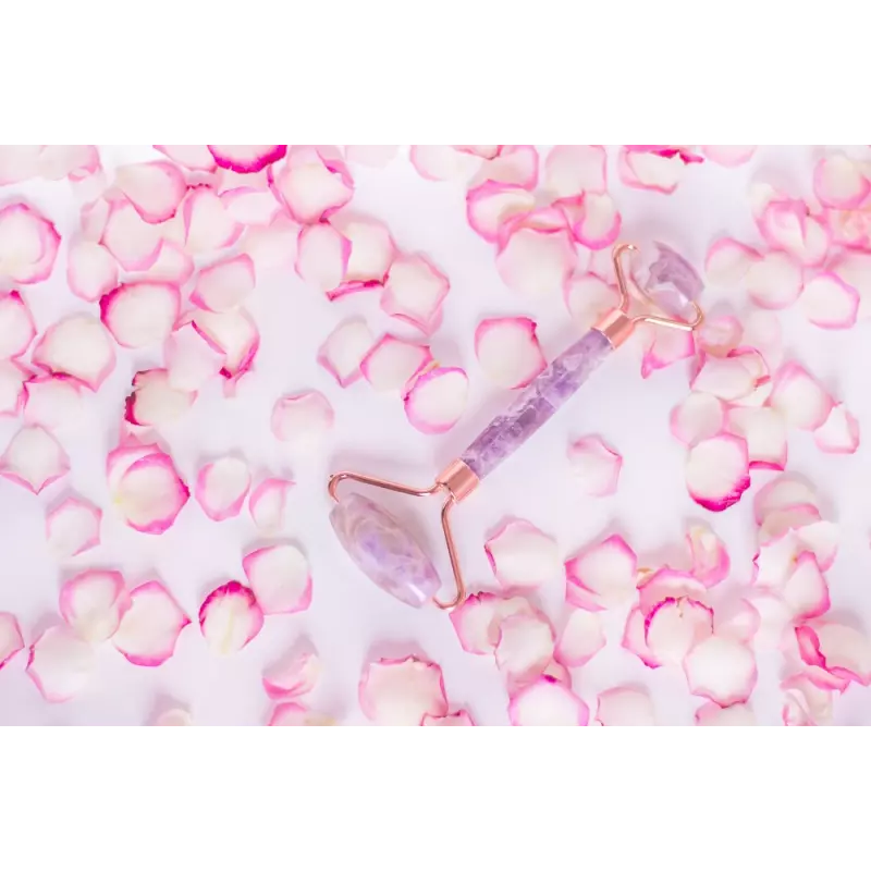 Pure Amethyst Face Beauty Roller - Handmade