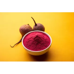 Organic red beet powder made in France