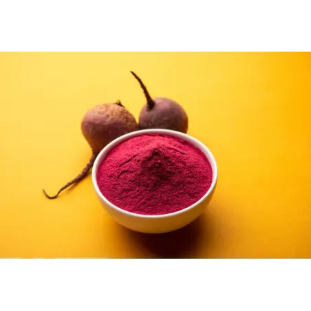 Organic red beet powder made in France
