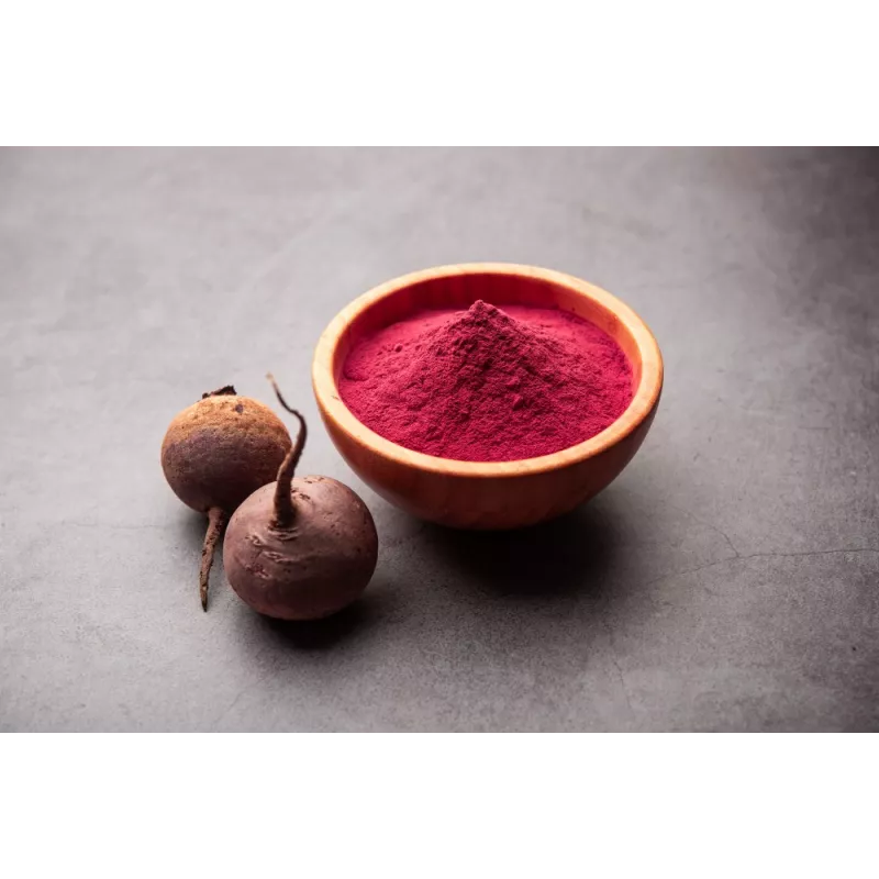 Poudre de betterave rouge bio de France