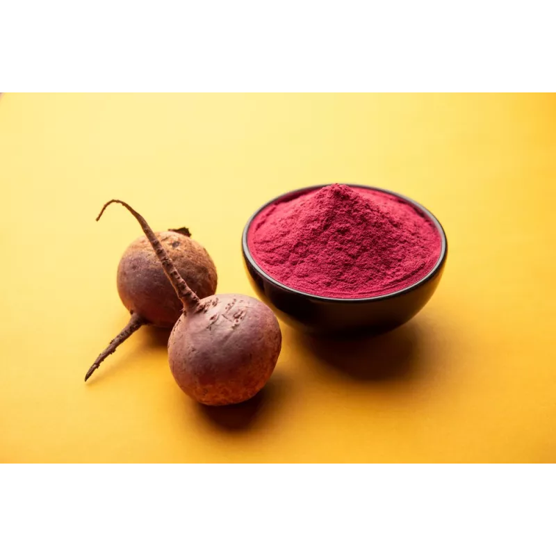 Poudre de betterave rouge bio de France
