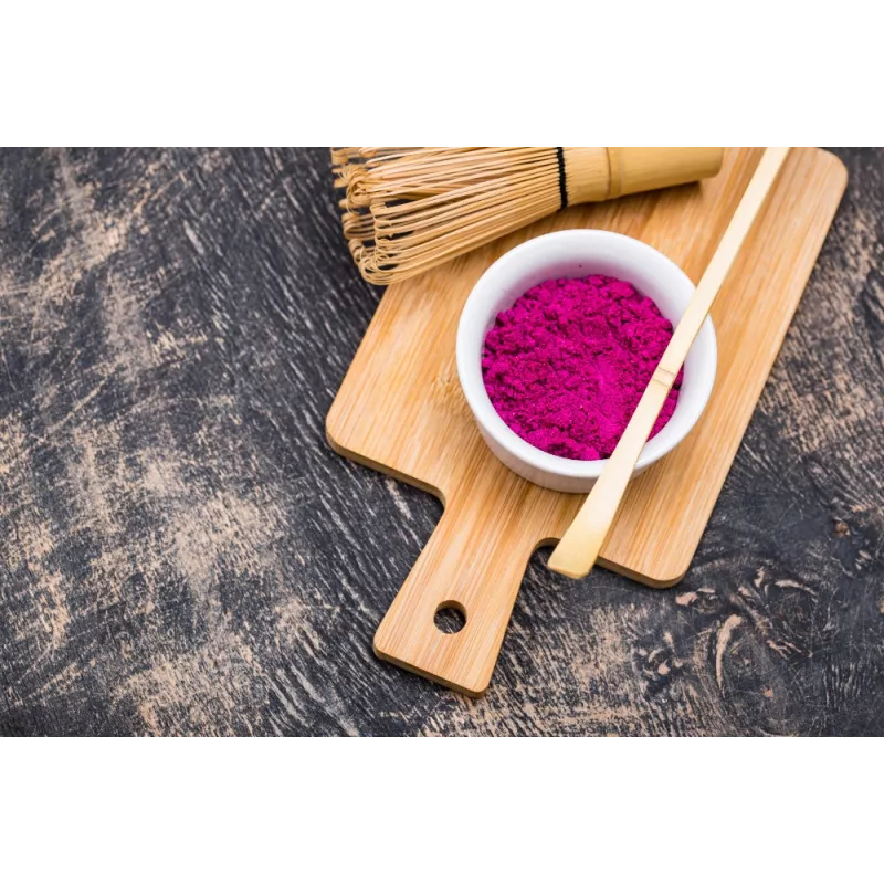 Matcha rose Bio ou poudre de fruit du dragon rouge ou pitaya bio d'...