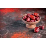 Organic & fairtrade dried Chinese red dates or jujubes or ziziphus ...