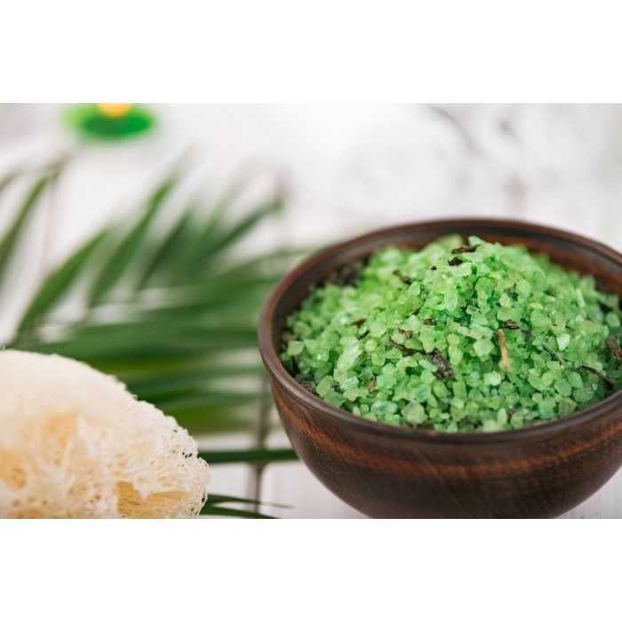 Cristaux de Sel vert jade au bambou bio d'Hawaï premium