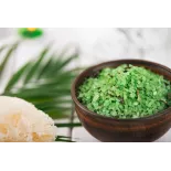 Cristaux de Sel vert jade au bambou bio d'Hawaï premium