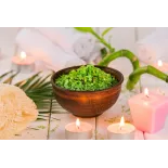 Cristaux de Sel vert jade au bambou bio d'Hawaï premium