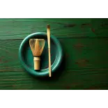 Traditional bamboo chasen or whisk & chashaku or spatula for matcha... Traditional bamboo chasen or whisk & chashaku or spatula for matcha...