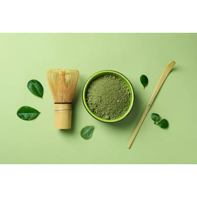 Chasen ou fouet & chashaku ou spatule traditionnels pour Matcha en ...
