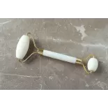 Pure white quartz beauty roller for face - Handmade Pure white quartz beauty roller for face - Handmade