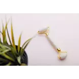 Pure white quartz beauty roller for face - Handmade Pure white quartz beauty roller for face - Handmade