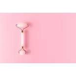 Pure pink quartz beauty roller for the face - Handmade Pure pink quartz beauty roller for the face - Handmade