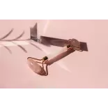 Pure pink quartz beauty roller for the face - Handmade Pure pink quartz beauty roller for the face - Handmade