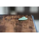 Gua sha en jade pur pour le visage - Fait main