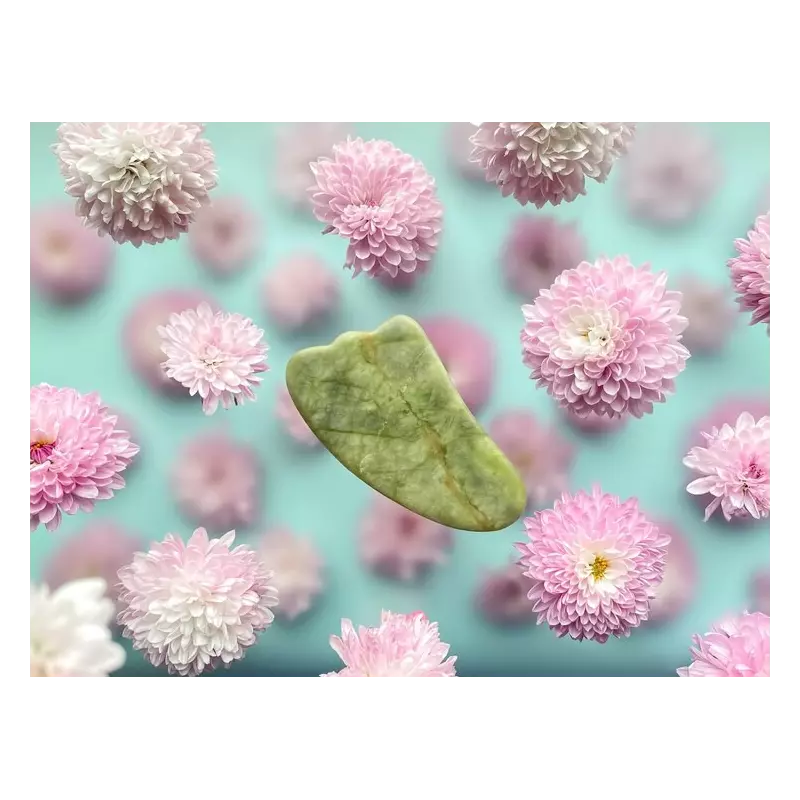 Pure jade gua sha for the face - handmade